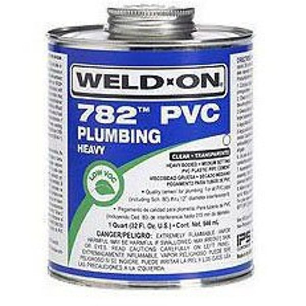 782™ Heavy Body Cement, 1 qt, Gray, For PVC