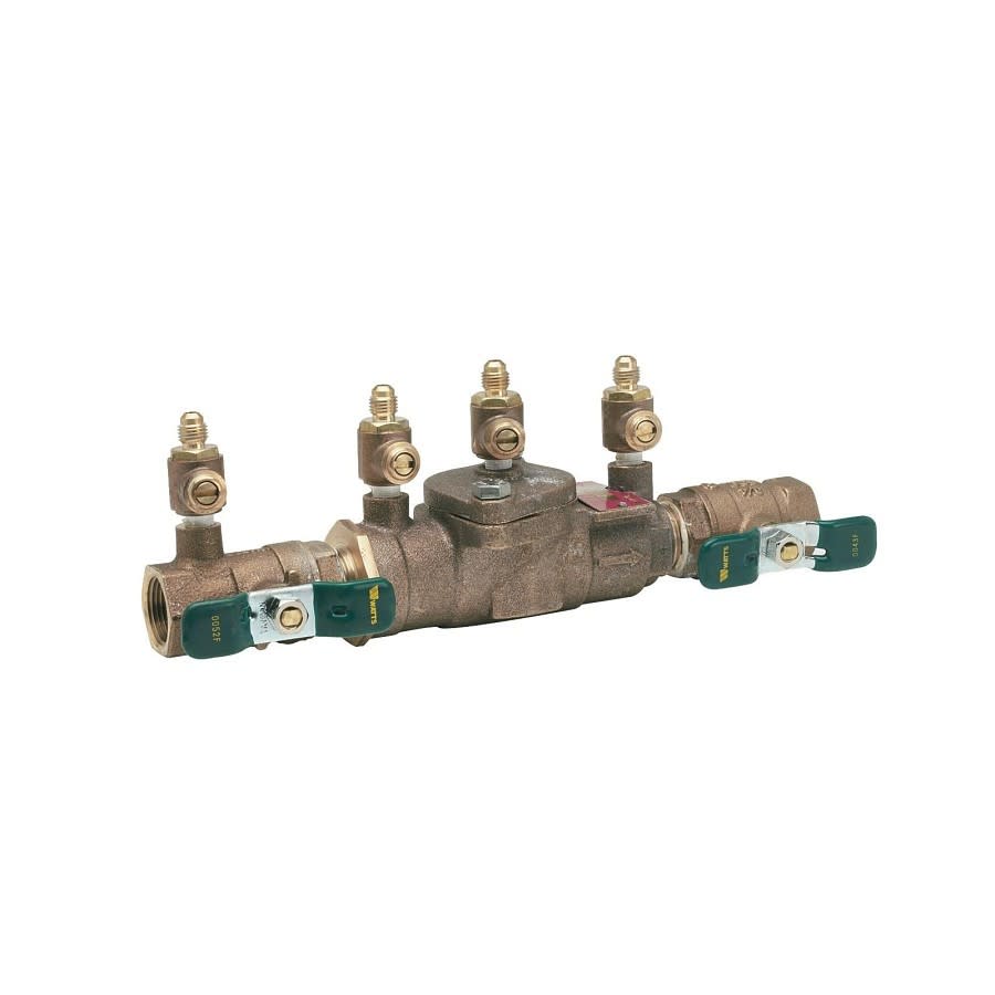 LF007 Double Check Backflow Preventer, 3/4 in, FNPT, Bronze