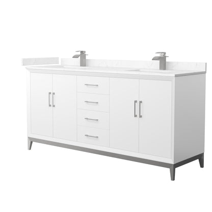 Amici Double Bathroom Vanity - 72W x 35.25H x 22D