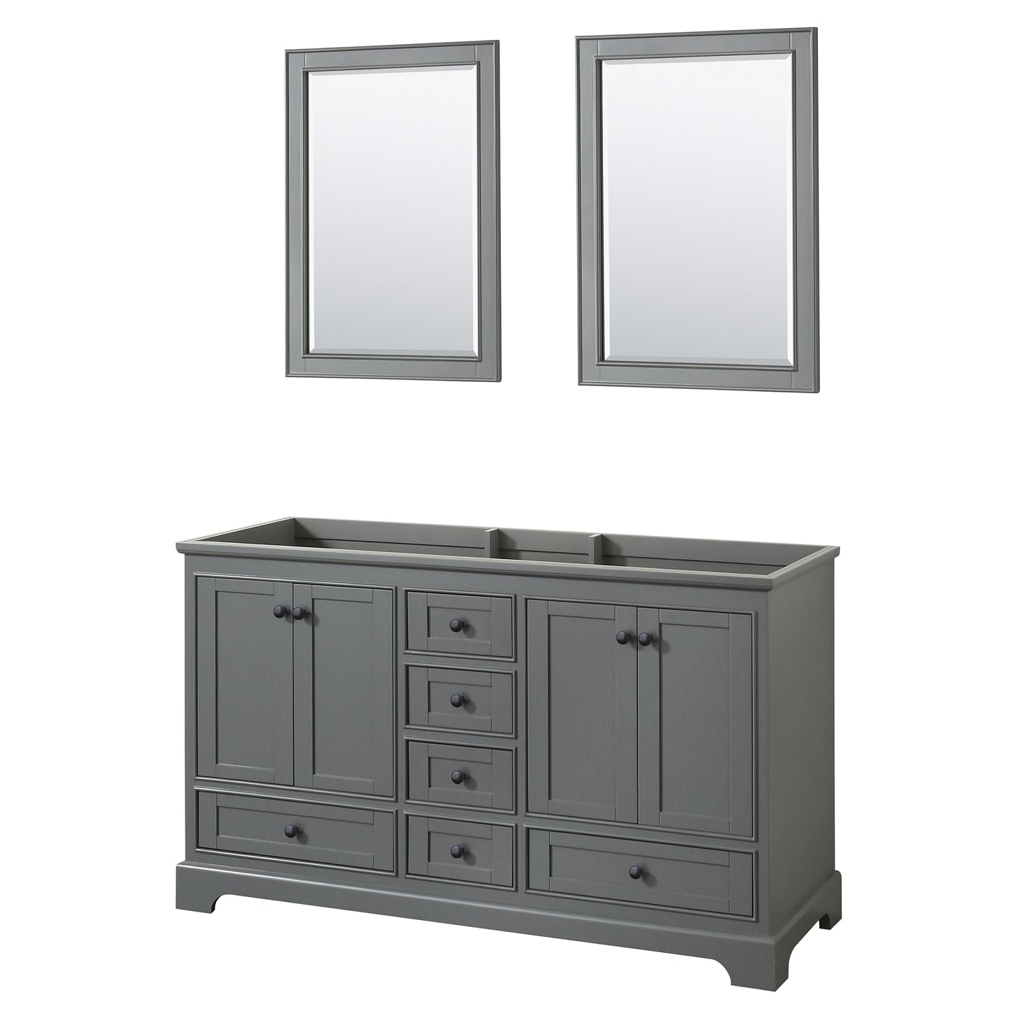Deborah Double Bathroom Vanity - 59.25W x 34.25H x 21.5D
