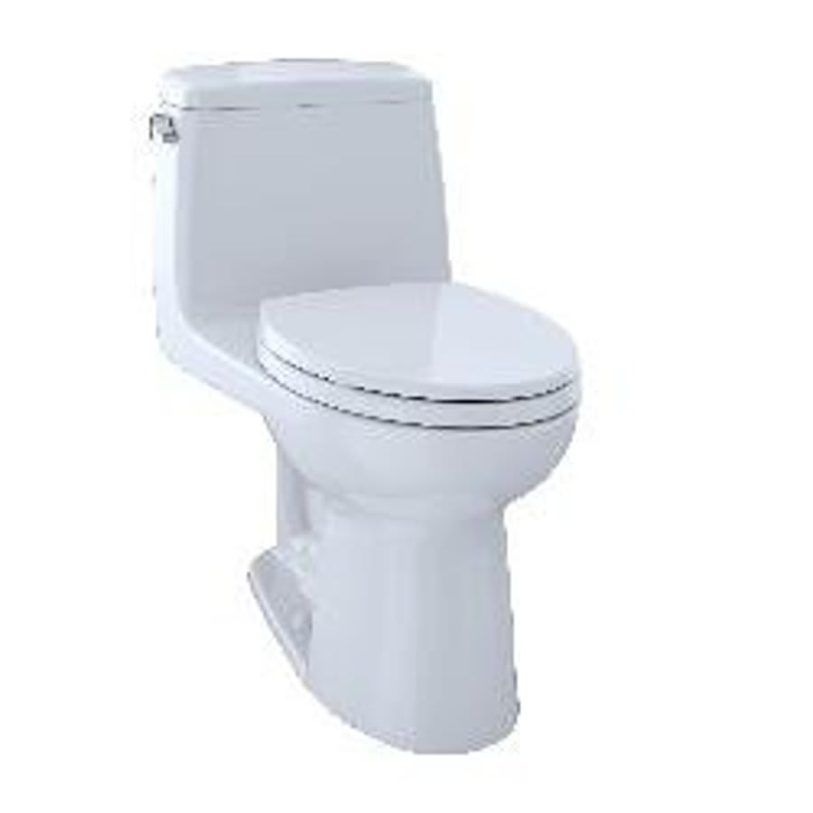 Eco UltraMax® One Piece Toilet, Floor Mount, 12 in Rough, ADA, Elongated Bowl, Left Hand Lever, 1.28 gpf, White
