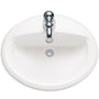 Aqualyn 20-3/8" Drop In Porcelain Bathroom Sink