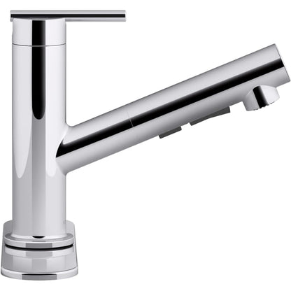 Crue 1.5 GPM Single Hole Pull Out Kitchen Faucet - Includes Escutcheon