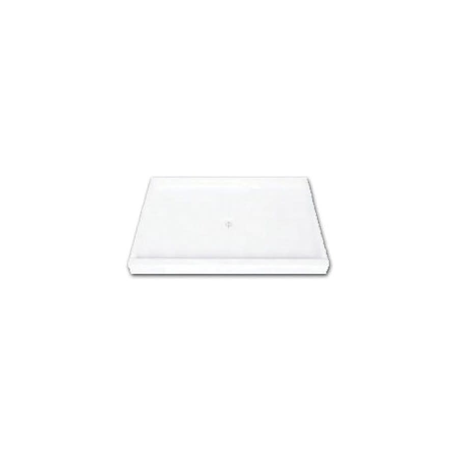 Shower Tray/Base, Fiberglass, White