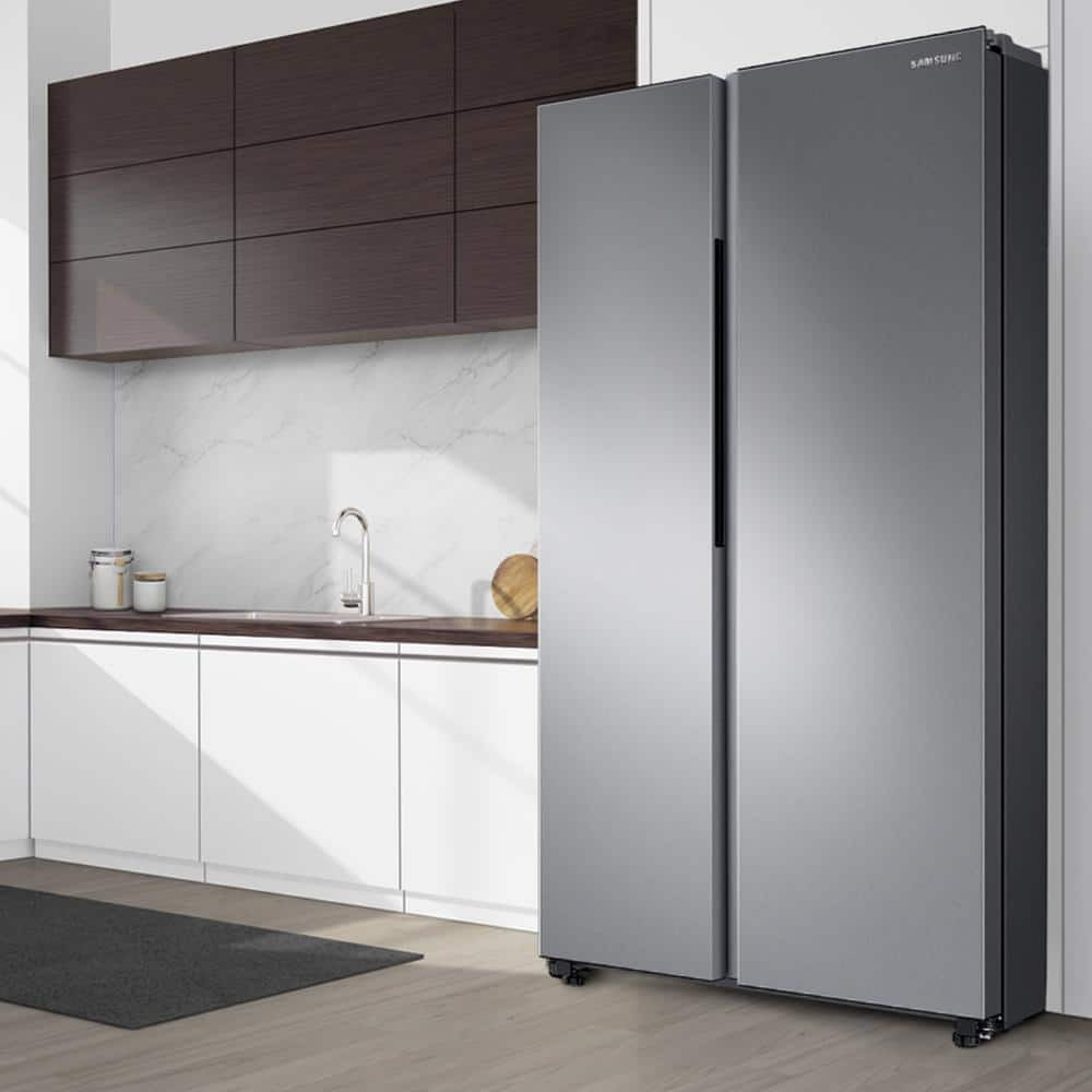 28Cuft Sxs Refrigerator With Ice Maker Stainless Steel