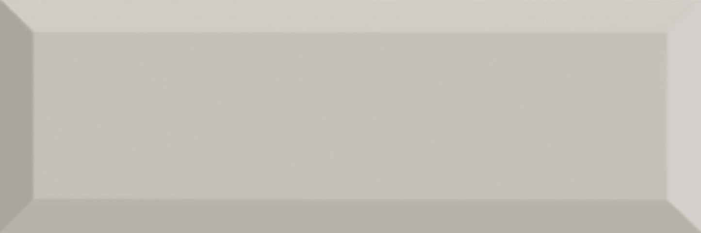 Hawthorne Scholarly Gray Rectangle, Bevel 8X24 Glossy