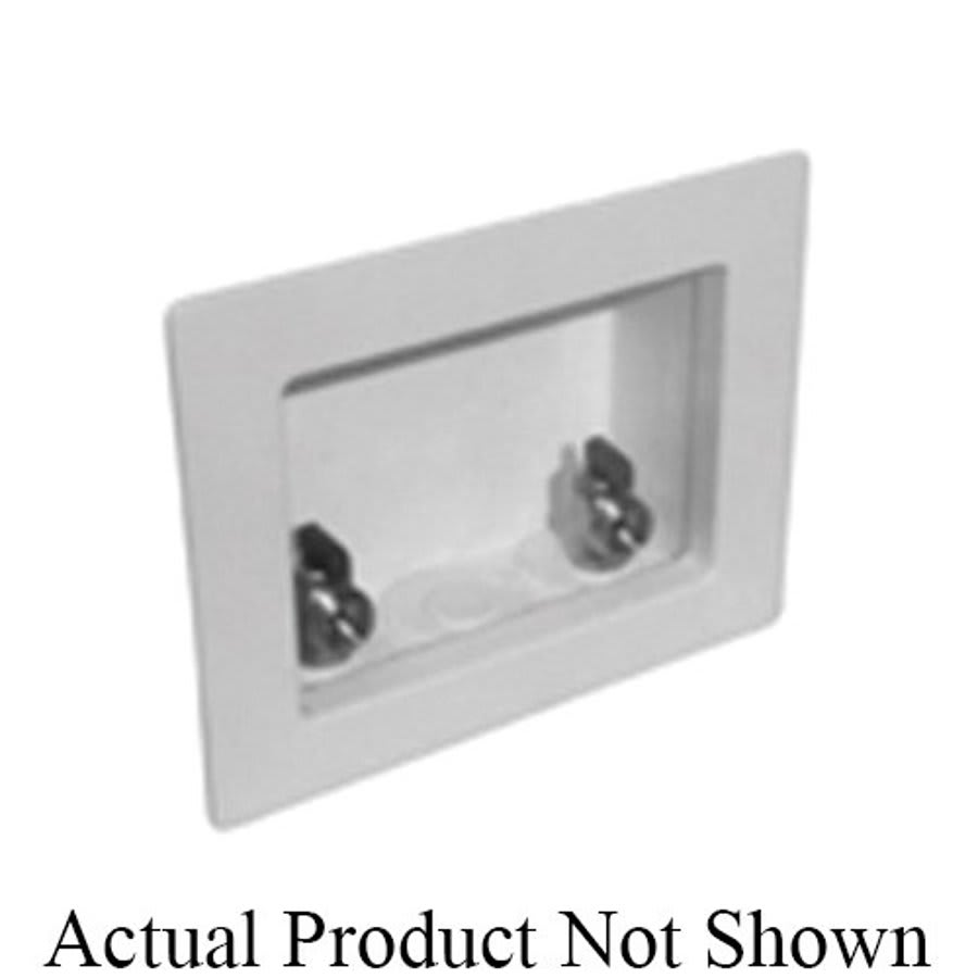Switch Hitter® Unassembled Washing Machine Outlet Box, High Impact Plastic