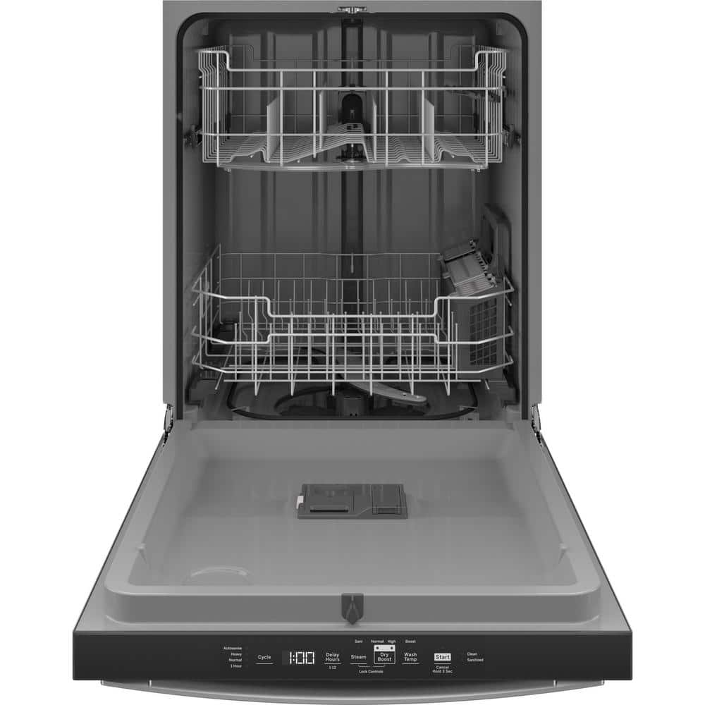 24 in. Built-In Tall Tub Top Control Stainless Steel Dishwasher w/Sanitize, Dry Boost, 52 dBA