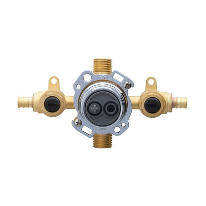 Horizontal Input Tub and Shower Valve