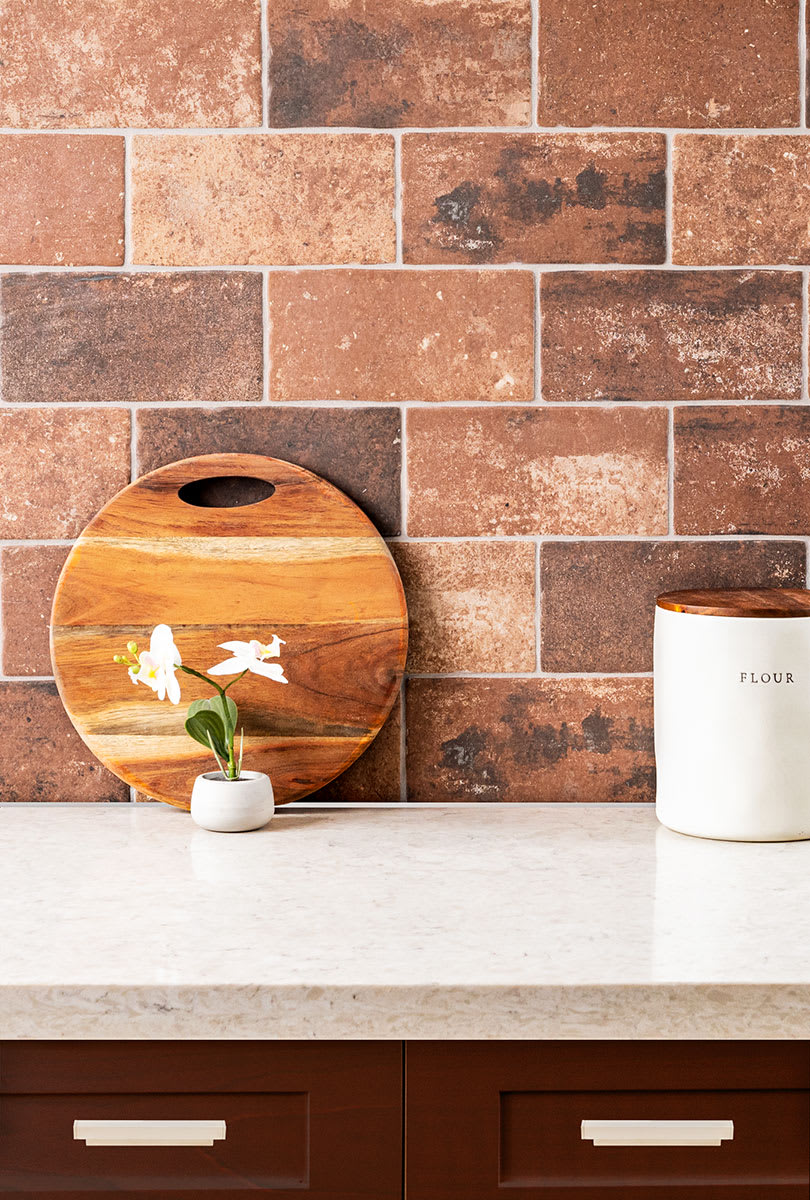 Brickstone Red Porcelain Tile