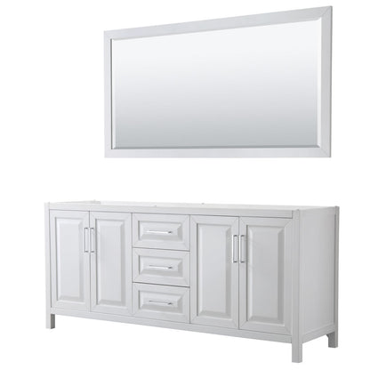 Daria Double Bathroom Vanity - 78.75W x 35H x 21.5D