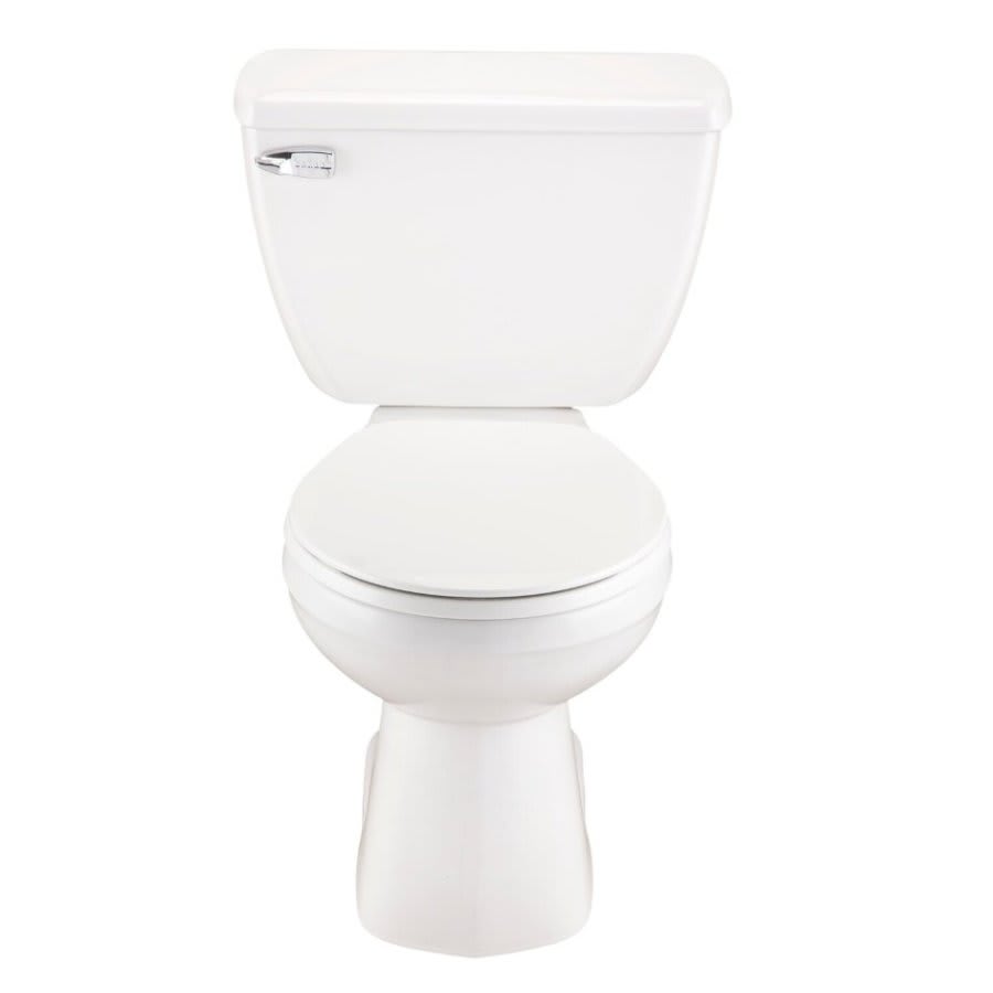 Ultra Flush® Toilet Bowl, Floor Mount, 12 in Rough, Round, White