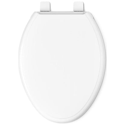 Glenbury Elongated Closed-Front Toilet Seat with Soft Close and Quick Release