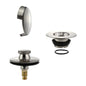 Bath Drain Trim Kit, Lift & Turn, Satin Nickel