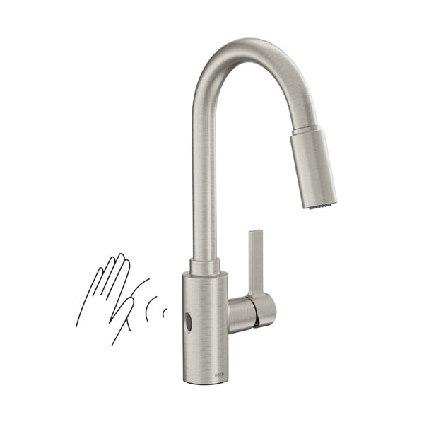 Genta LX 1.5 GPM Single Hole Pull Down Kitchen Faucet with MotionSense