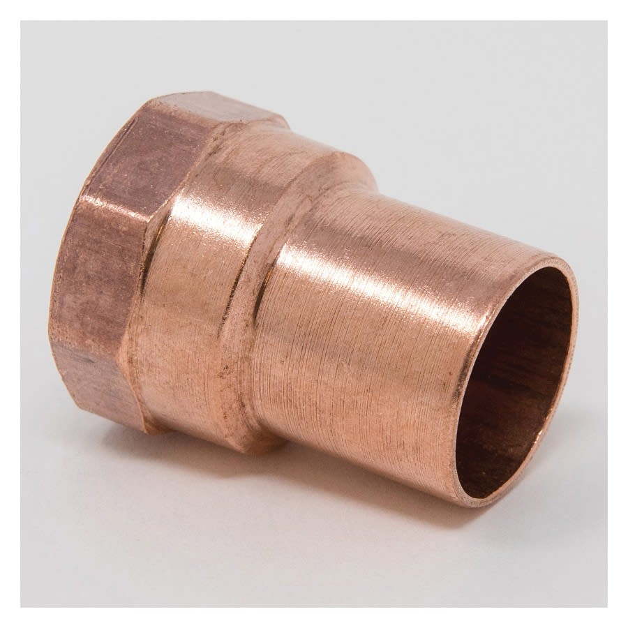 Female Adapter, 1/2 in, Fitting x FNPT, Copper