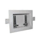 Switch Hitter® Assembled Washing Machine Outlet Box With Hammer Arrester and MNPT Valves, Plastic, White