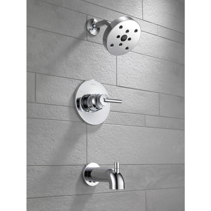 1.5 GPM Universal 5-3/8" Wide Single Function Shower Head with H2Okinetic Technology - Limited Lifetime Warranty