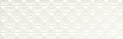 Visual Impressions White Rectangle, Wave 8X24 Matte