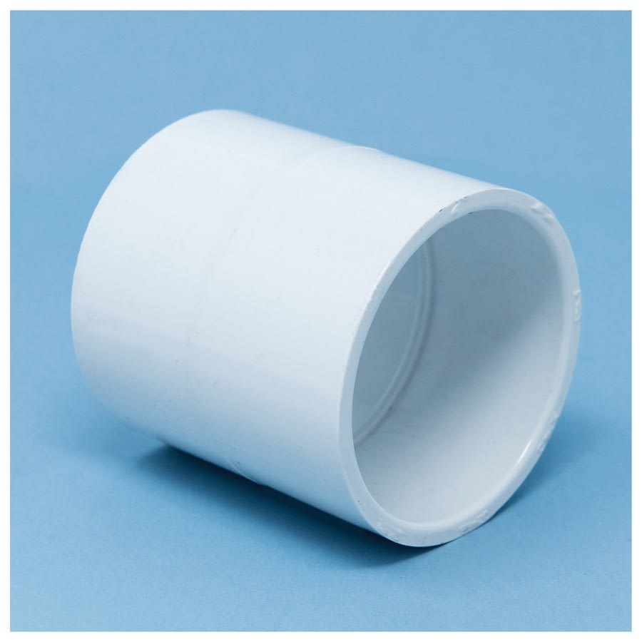 Coupling, 2 in, Socket, SCH 40/STD, PVC
