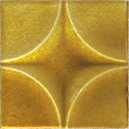 Contempee Marigold Square, Handcrafted 4X4 Glossy