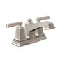 Boardwalk Centerset Bathroom Faucet with Metal Pop-Up Drain Assembly