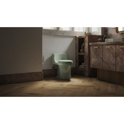 San Souci 1.28 GPF Elongated One-Piece Comfort Height Toilet with AquaPiston Technology - Seat Included