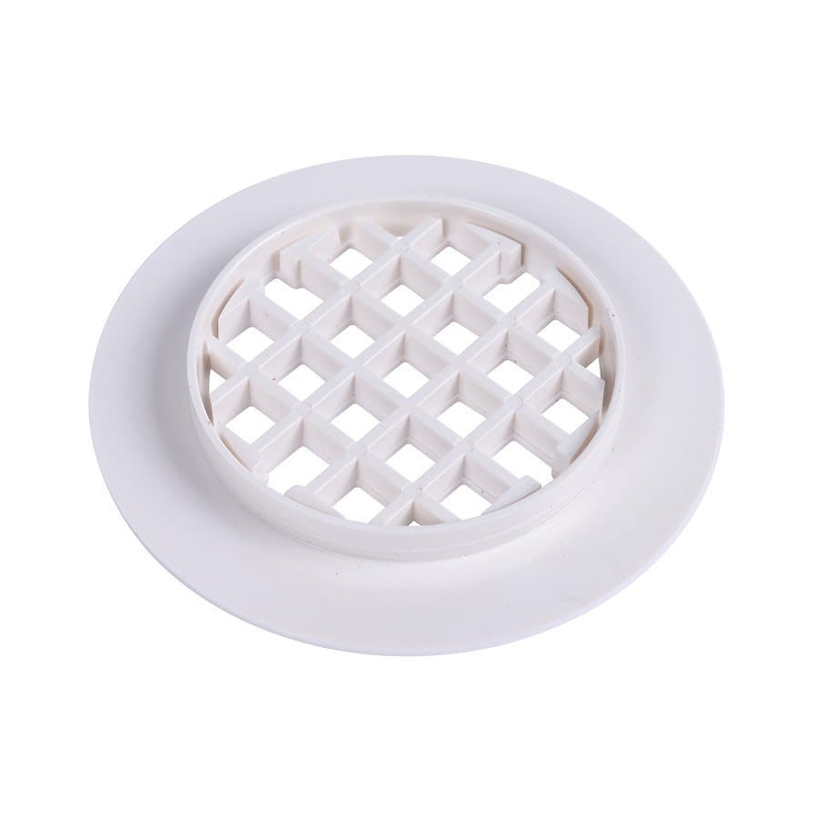 4-1/4 in White Plastic Snap-Tite Strainer