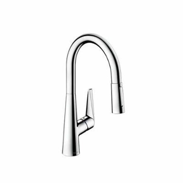 Talis S Kitchen Faucet, Deck Mount, ADA, 1 Lever Handle, 1-Hole, Polished Chrome