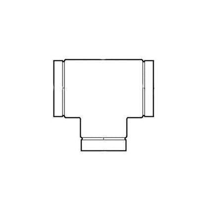Tee, 4 in, Groove, CPVC, SCH 80/XH