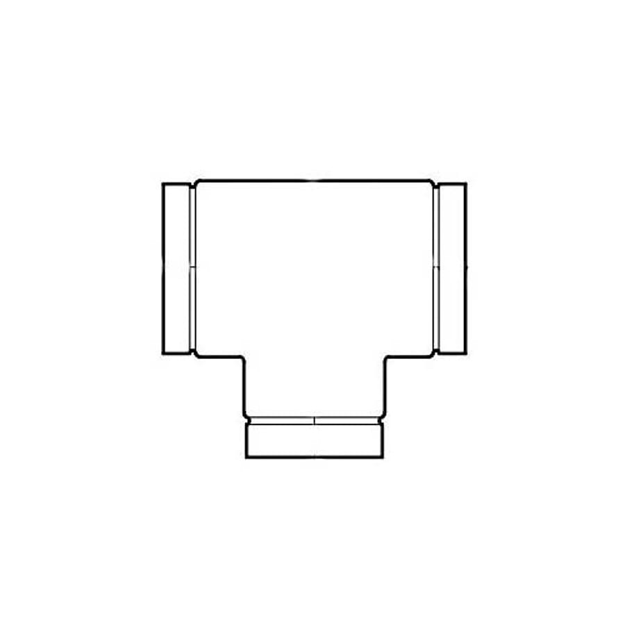 Tee, 6 in, Groove, CPVC, SCH 80/XH