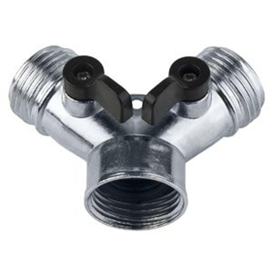 Metal Hose 'Y ft L with Shut-Off