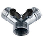 Metal Hose 'Y ft L with Shut-Off
