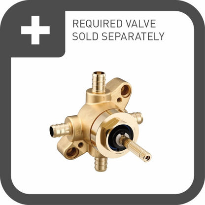 M-Core 3 or 6 Function 1/2" PEX Shower Valve