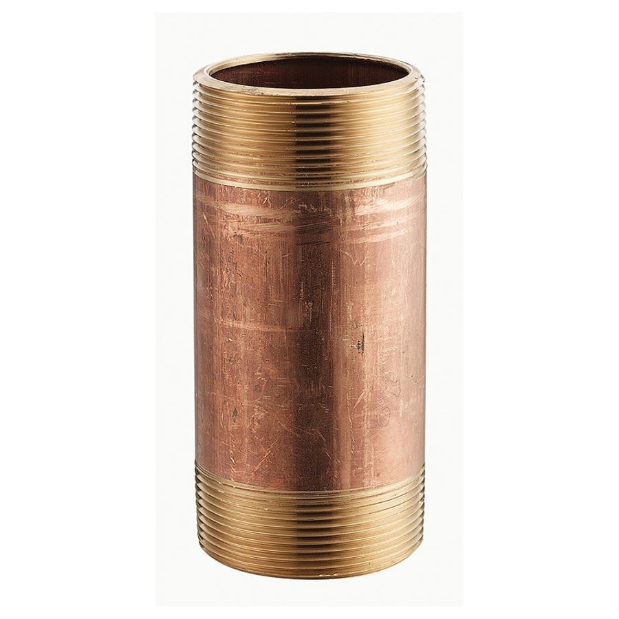 Nipple, 1 in, 12 in L, MNPT, Brass