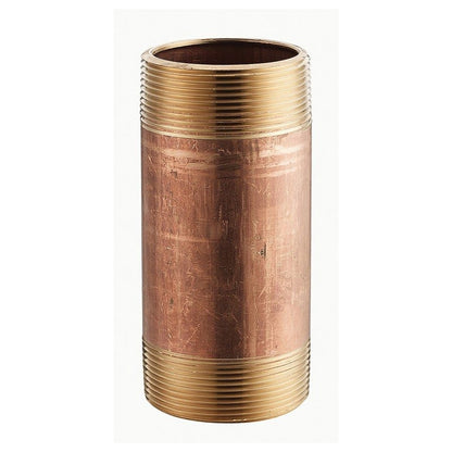 Nipple, 1 in, 12 in L, MNPT, Brass