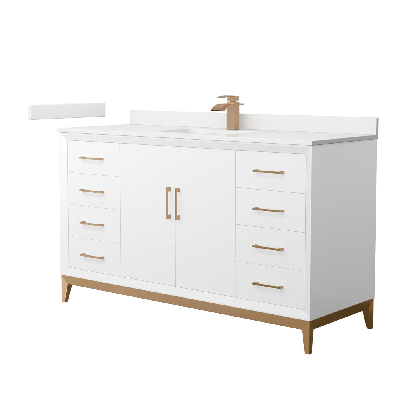 Amici Single Bathroom Vanity - 60W x 35.25H x 22D