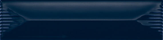 Color Story Pinstripes Navy Rectangle, Wave Crest 2X8 Glossy