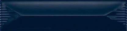 Color Story Pinstripes Navy Rectangle, Wave Crest 2X8 Glossy