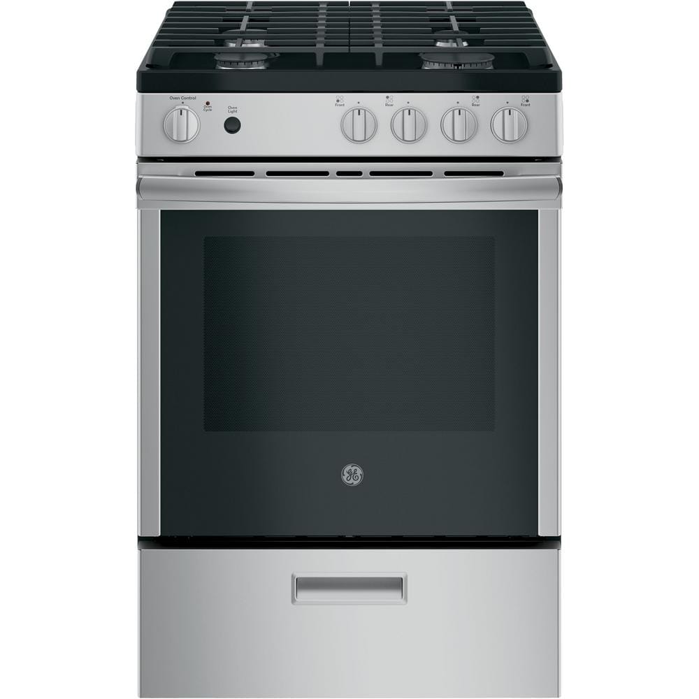 Ge® 24" Steam Clean Free-Standing/Slide-In Gas Range