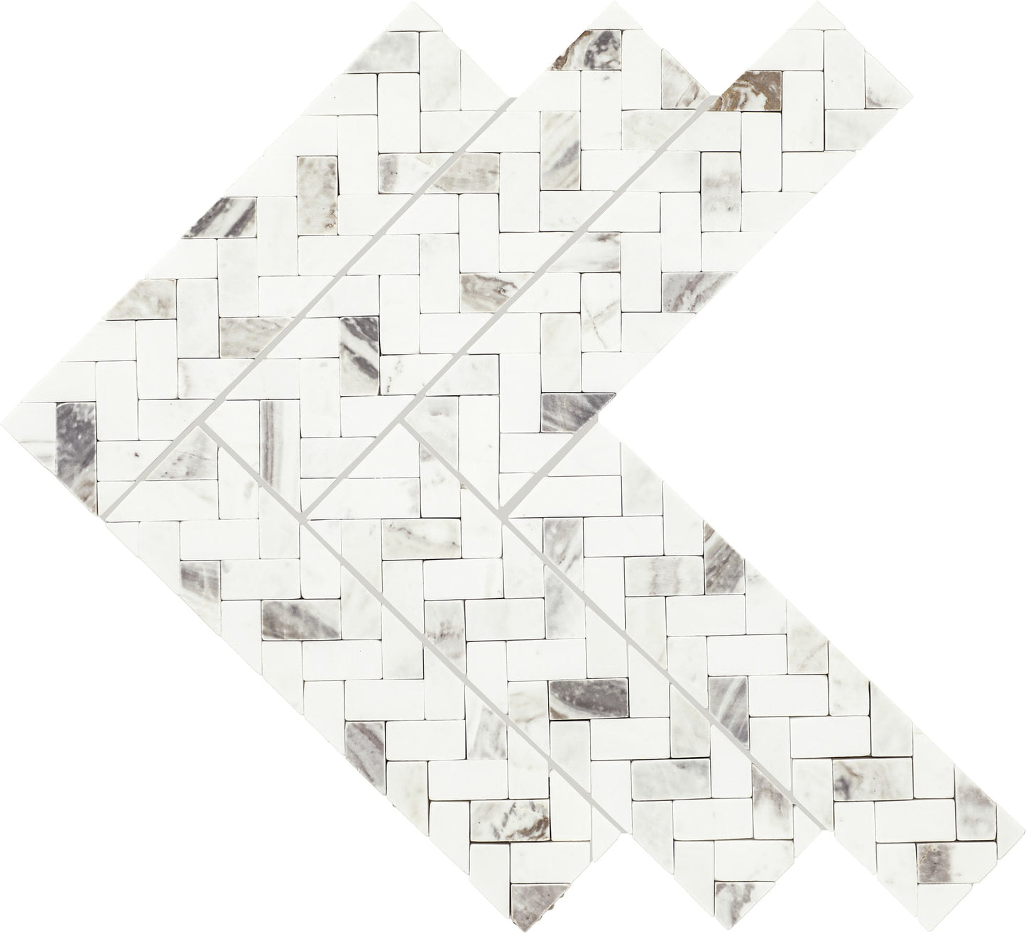 Eclessia Marble Volakas Hexagon 2X2 Honed