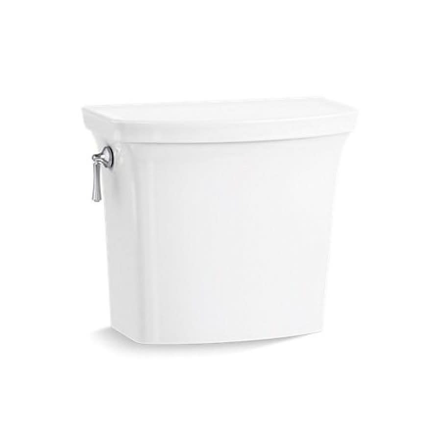 Corbelle® Toilet Tank, Bowl Mount, Left Hand Lever, 1.28 gpf, White