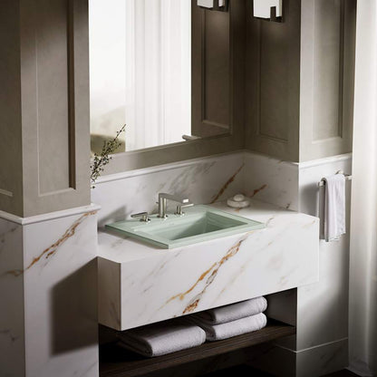 Memoirs Stately 17" Drop In Bathroom Sink with 3 Holes Drilled and Overflow
