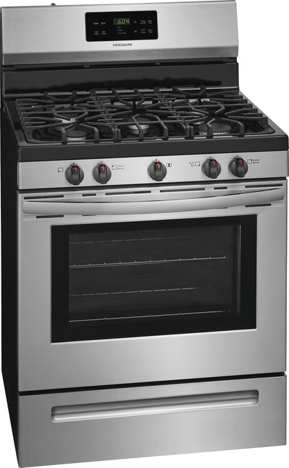 30 Inch Freestanding Gas Range with 5 Sealed Burners, 5 Cu. Ft