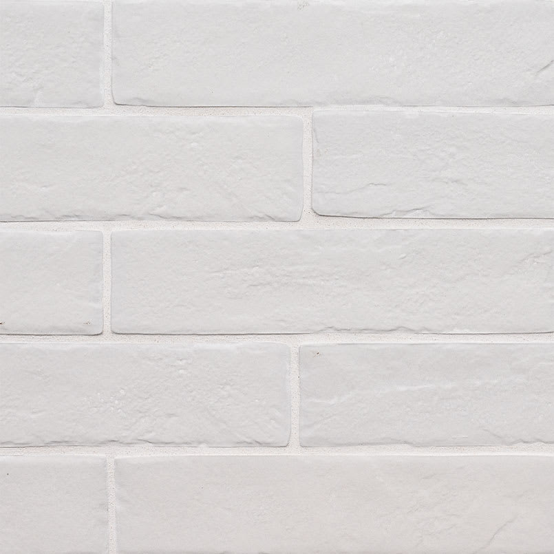 Brickstone White Porcelain Tile