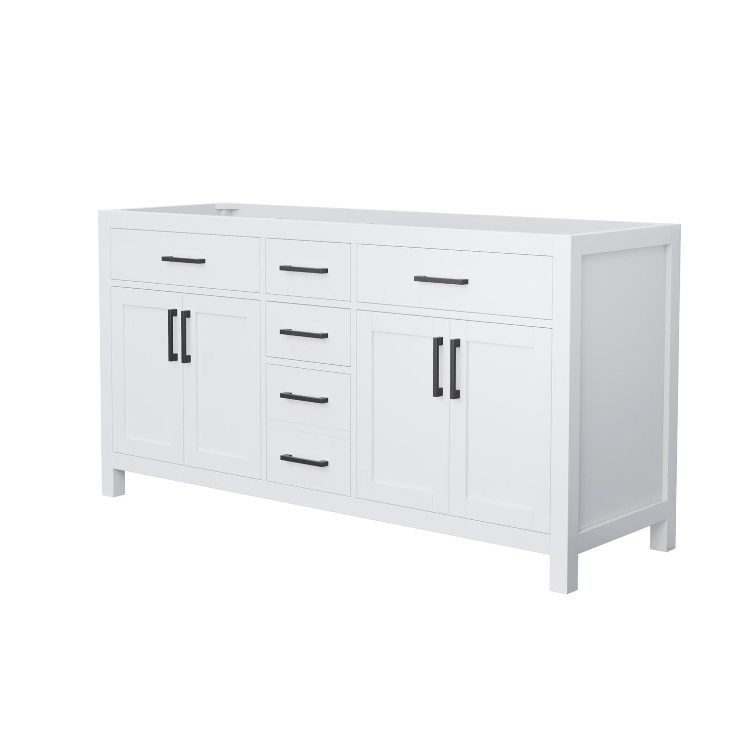 Beckett Double Bathroom Vanity - 65W x 34.25H x 21.5D