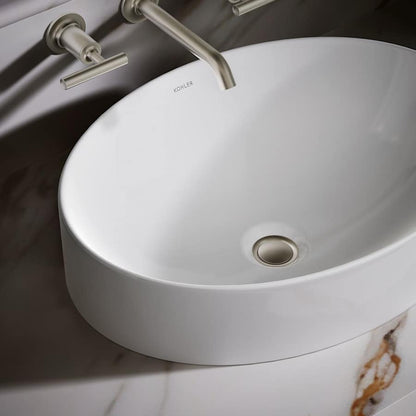 Vox 20" Vessel Vitreous China Bathroom Sink with Overflow