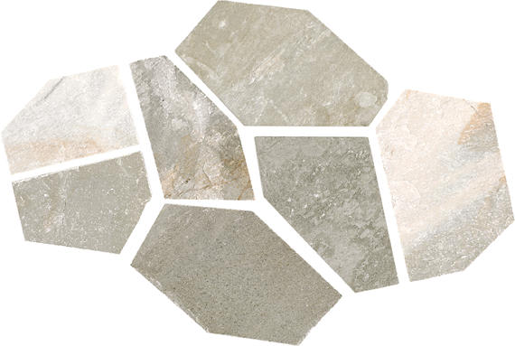 Slate Golden Sun Square, Natural Cleft 12X12