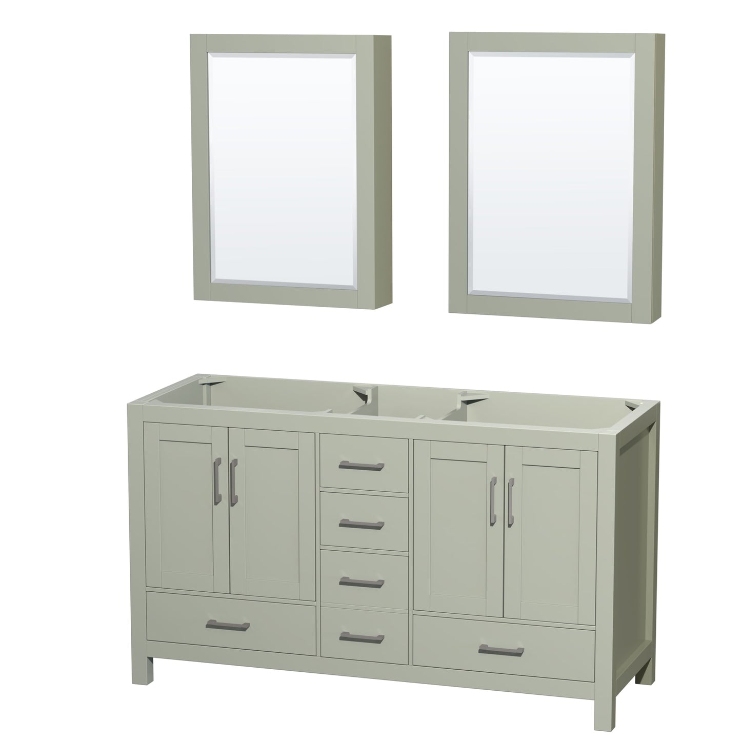 Sheffield Double Bathroom Vanity - 59W x 35H x 21.5D
