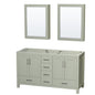 Sheffield Double Bathroom Vanity - 59W x 35H x 21.5D